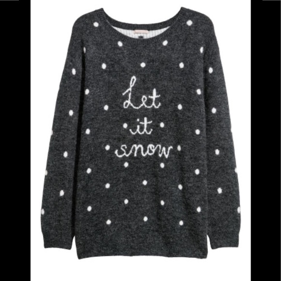 let it snow sweater description